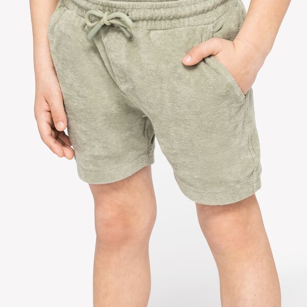 Native Spirit Kids Drawcord Terry Towel Shorts Thumbnail