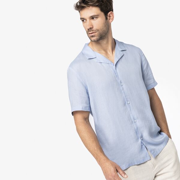 Native Spirit Short Sleeve Linen Shirt Thumbnail