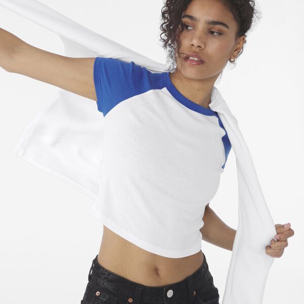 Women’s micro rib raglan baby t-shirt Thumbnail