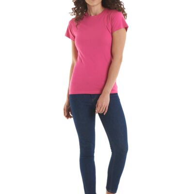 Ladies Classic Crew Neck T shirt Thumbnail