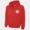 Adults Classic Full Zip Hooded Sweatshirt Thumbnail